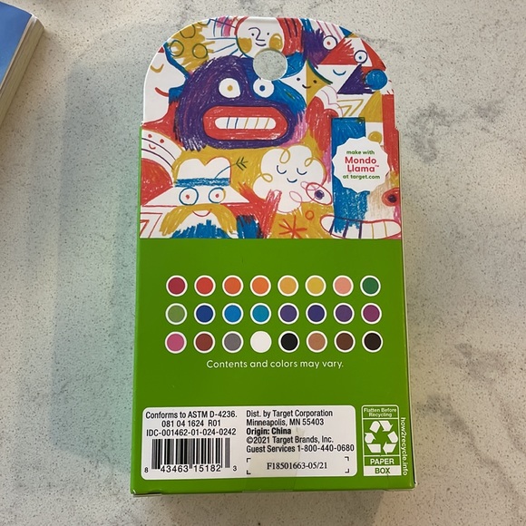 Kids’ Crayola Coloring Books With Stickers (3) & Mondo Llama 24ct Crayons - Picture 13 of 13